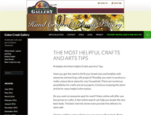 Tablet Screenshot of cokercreekgallery.com